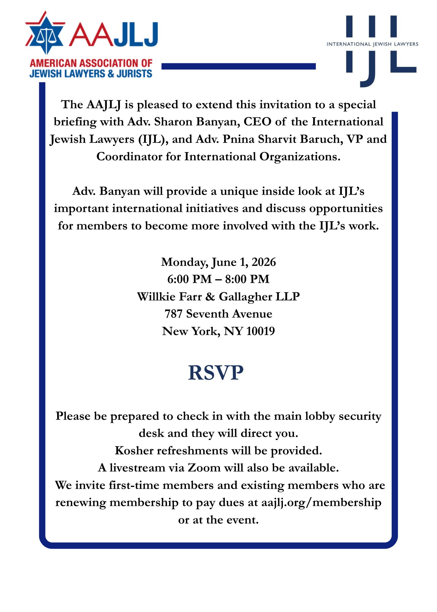 A Conversation With Advs. Sharon Banyan and Pnina Sharvit Baruch of the IJL