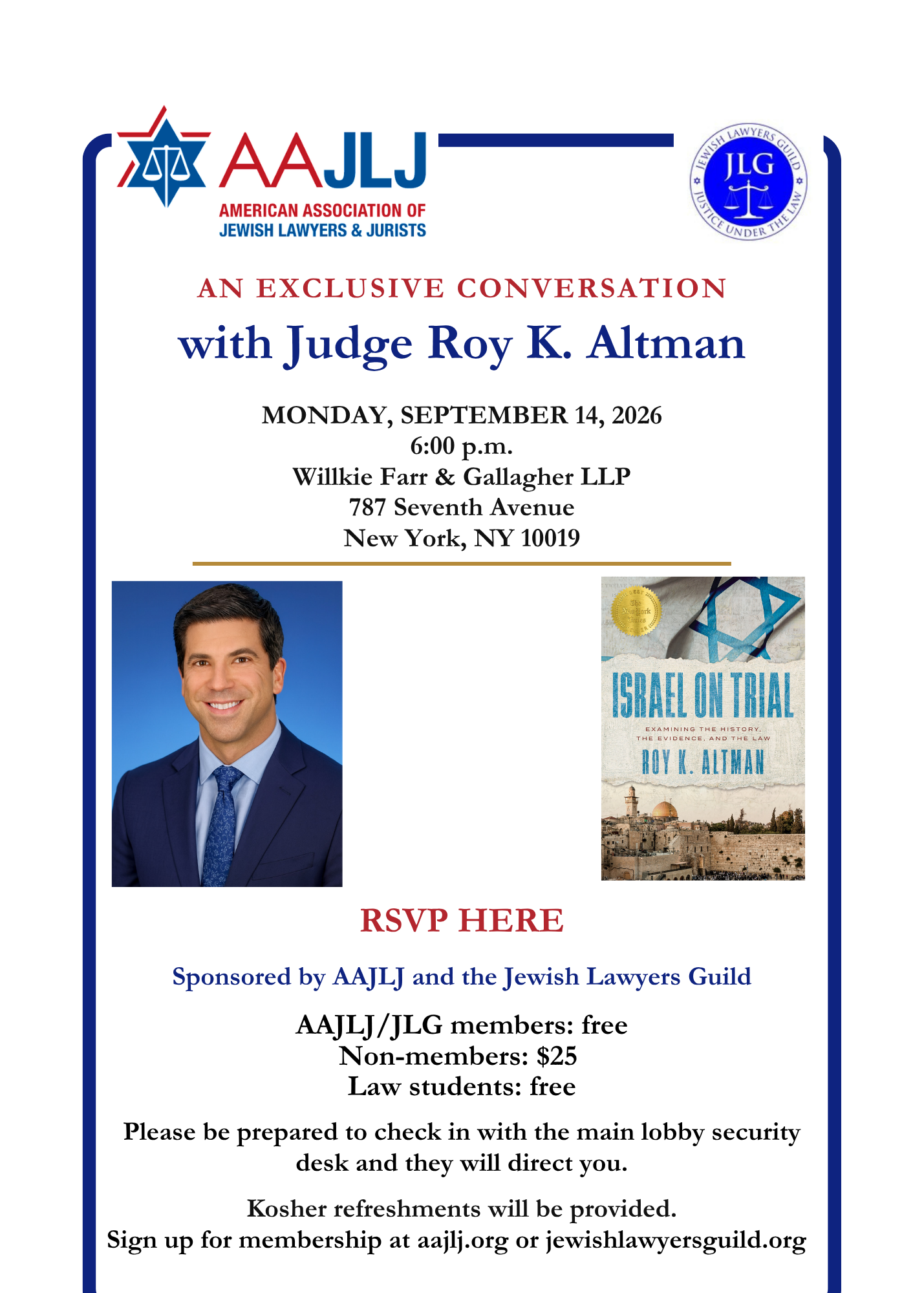 Israel on Trial With Judge Roy Altman