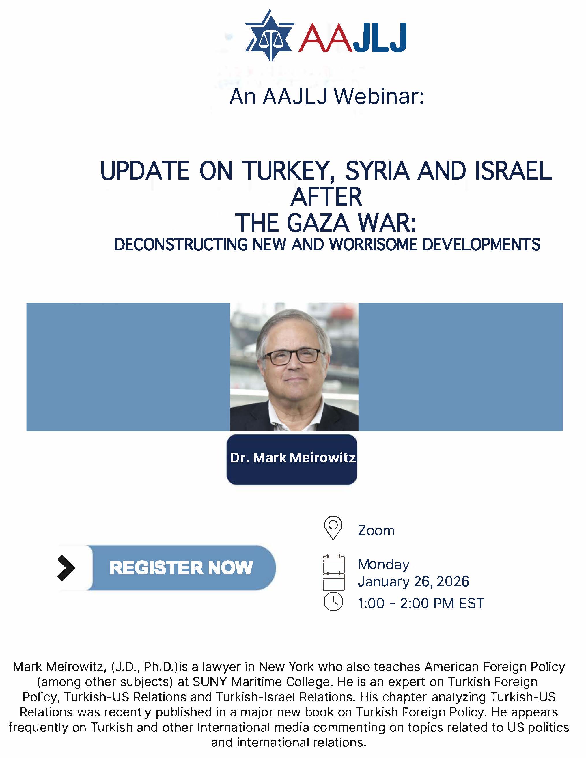 Update on Turkey, Syria and Israel after the Gaza War